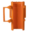 controls and re-directs drilling fluid discharge down into the Splash Guard™