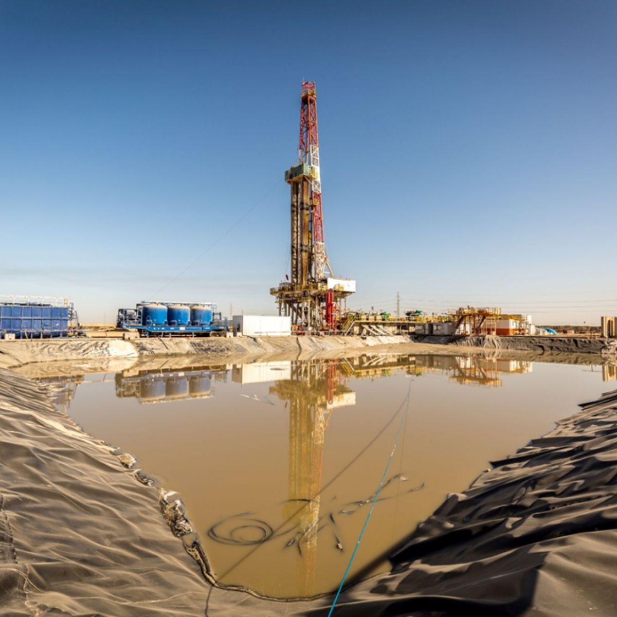 Unlined Pits Oil Field