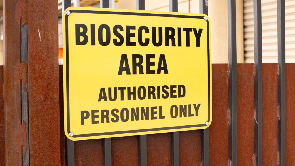 protektor maat used for setting up Biosecurity zones in greenhouses or nurseries for cleaning and sanitization